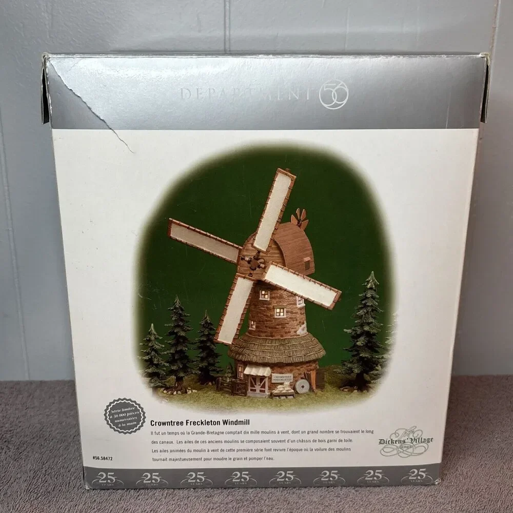 Department Dept 56 Dickens Village 58472 CROWNTREE FRECKLETON WINDMILL 56.58472 - Picture 10 of 12